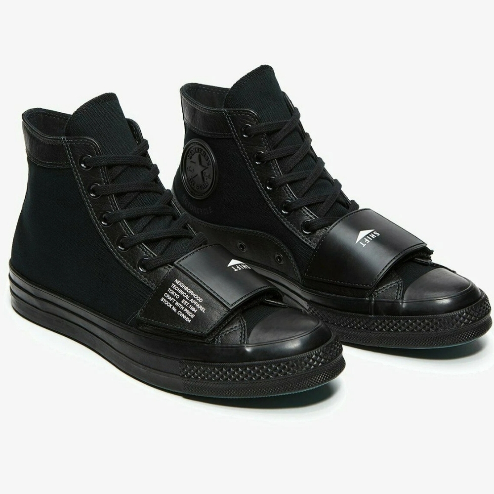 Chuck Taylor x Neighborhood 70 Hi Moto shoes NWT mens